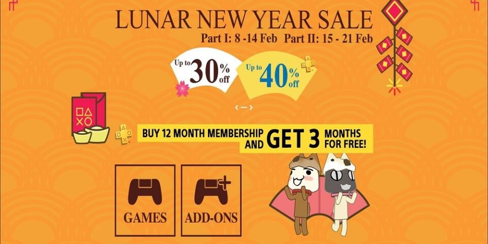 PlayStation Store got Lunar New Year sale! Huat ah!