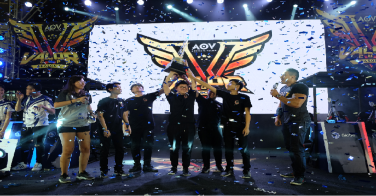 ClutchGuild representing Valiant Server in Arena of Valor World Cup