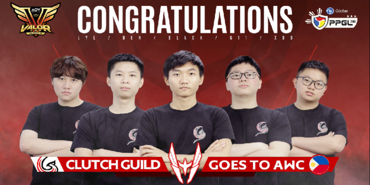 ClutchGuild representing Valiant Server in Arena of Valor World Cup