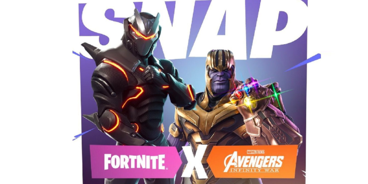 Fortnite cross-over event with Avengers: Infinity War
