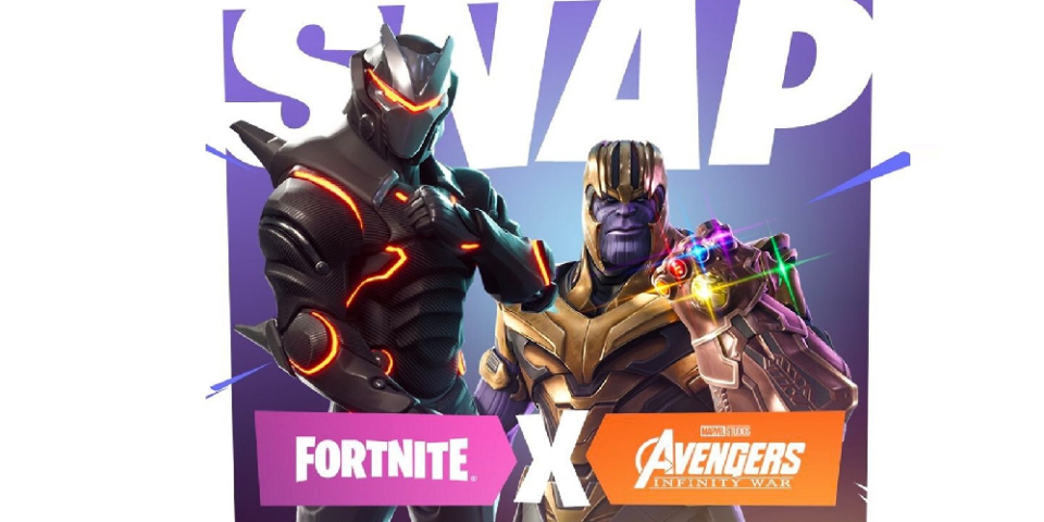 Fortnite cross-over event with Avengers: Infinity War