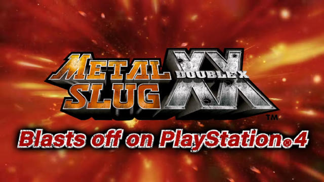 Metal Slug XX launch on the PS4