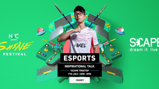 SHINE X *SCAPE Talent Development Programme: esports talk with Chawy
