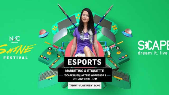 SHINE X *SCAPE Talent Development Programme: esports marketing with Tammy “furryfish” Tang