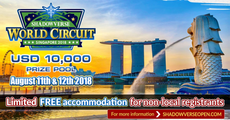 Registration for Shadowverse World Circuit Singapore is open