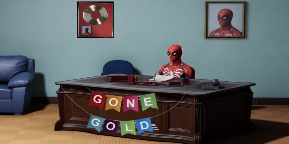 Marvel’s Spider-Man goes gold