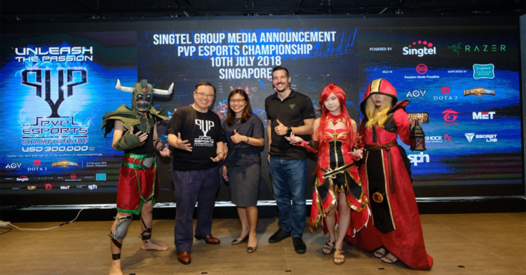 Singtel launches PVP eSports Championship, to be held in October