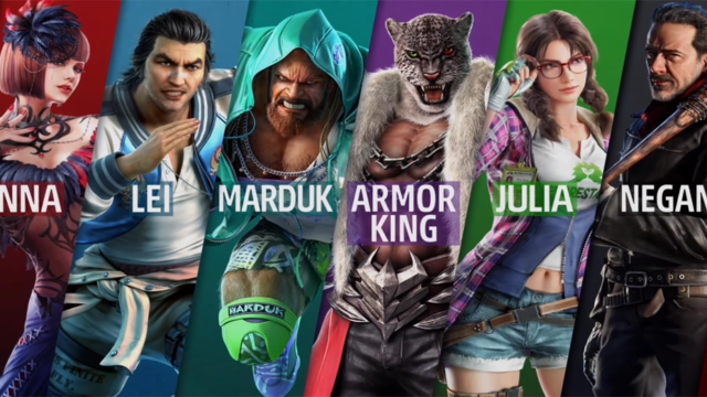 Tekken 7 DLC characters Marduk, Armor King, Julia Chang and Negan announced