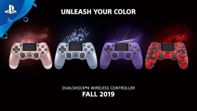 Four new limited edition PS4 controllers coming soon!