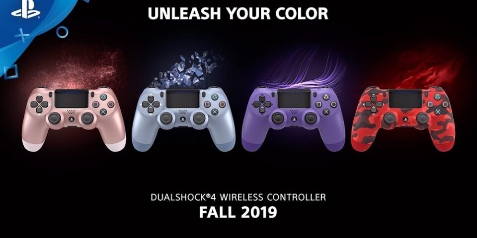 Four new limited edition PS4 controllers coming soon!