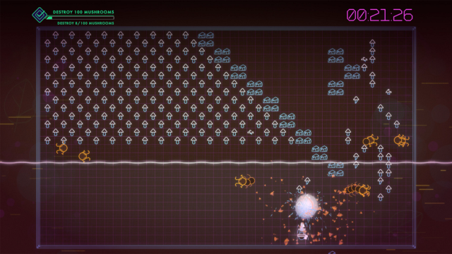 Centipede: Recharged Fuses Neon Nostalgia