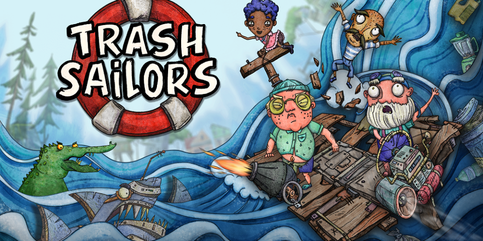 Trash Sailors Navigate Through Chaotic Garbage Waters on PC