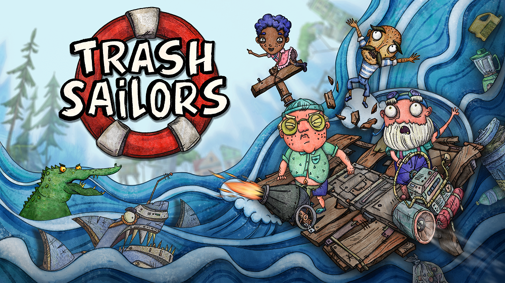 Trash Sailors Navigate Through Chaotic Garbage Waters on PC