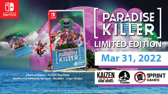 Paradise Killer Limited Edition Launches March 31 For Nintendo Switch