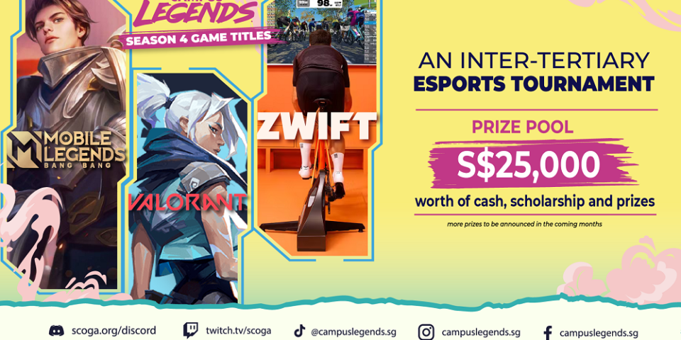 Singapore’s Campus Legends student esports returns