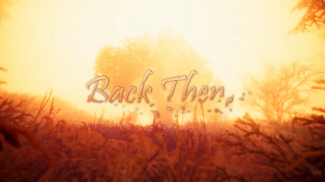 Back Then title screen