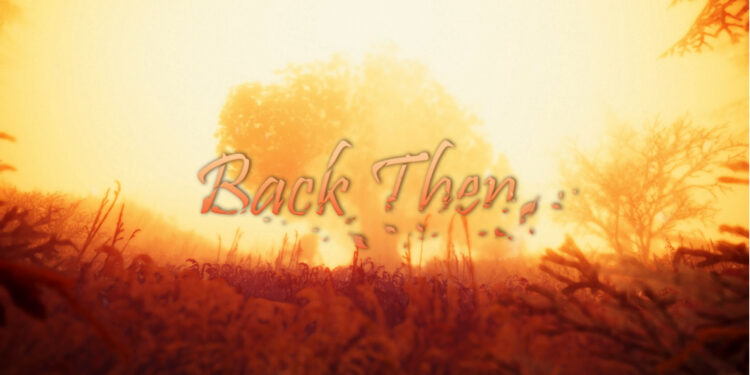 Back Then title screen