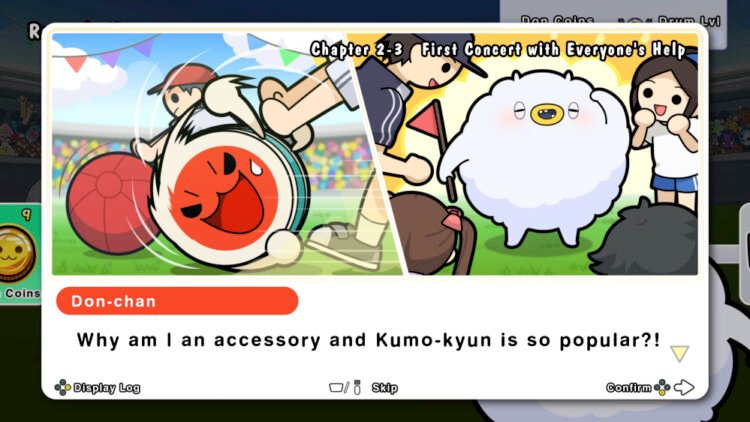 Taiko no Tatsujin: Rhythm Festival - Story mode